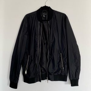 Black Bomber Jacket
